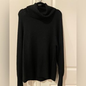 Quince Black Turtleneck Sweater
